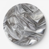 Foil Crinkle Pattern Pappteller (Vorderseite)