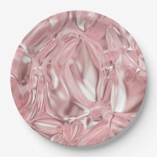 Foil Crinkle Pattern Pappteller (Vorderseite)