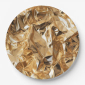 Foil Crinkle Pattern Pappteller (Vorderseite)