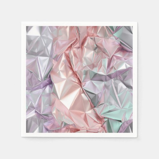 Foil Crinkle Pattern Serviette (Vorderseite)