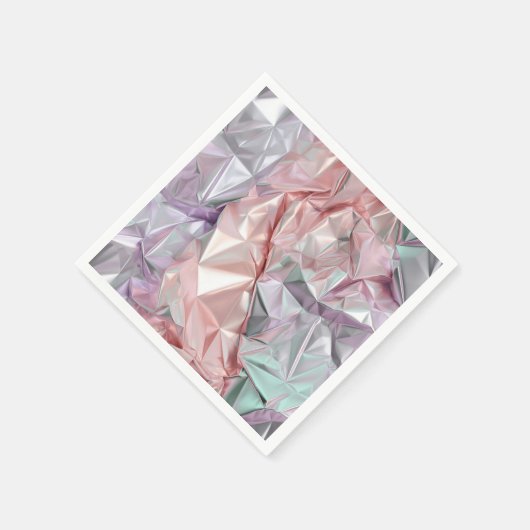 Foil Crinkle Pattern Serviette (Ecke)