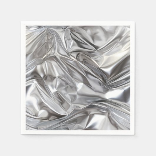 Foil Crinkle Pattern Serviette (Vorderseite)