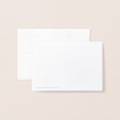 Foil Crown Mini Card Folienkarte (Rückseite mit Umschlag)