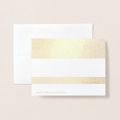 Foil Danke Card Folienkarte (Rückseite mit Umschlag)