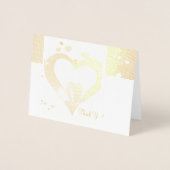 Foil Danke Card Folienkarte (Vorderseite)