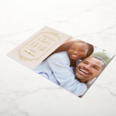 Foil Deko New Year's Holiday Card - Elfenbeinküste Folieneinladung (Gedreht)