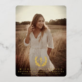 Foil DO Asclepius Abschluss Foto Ankündigung (Vorderseite)