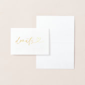 Foil Donuts Food Label Wedding Table Card Folienkarte (Anzeige)