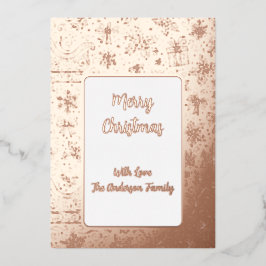 Foil Doodle Christmas Folien Feiertagskarte