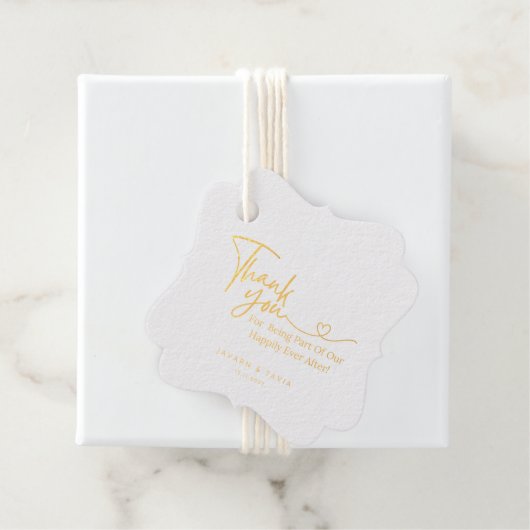Foil Favor Tag (Mit Box)