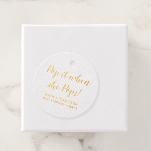 Foil Favor Tag (Mit Box)