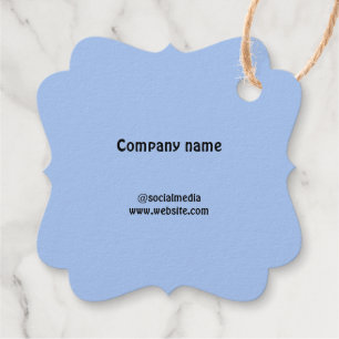 Foil Favor Tag
