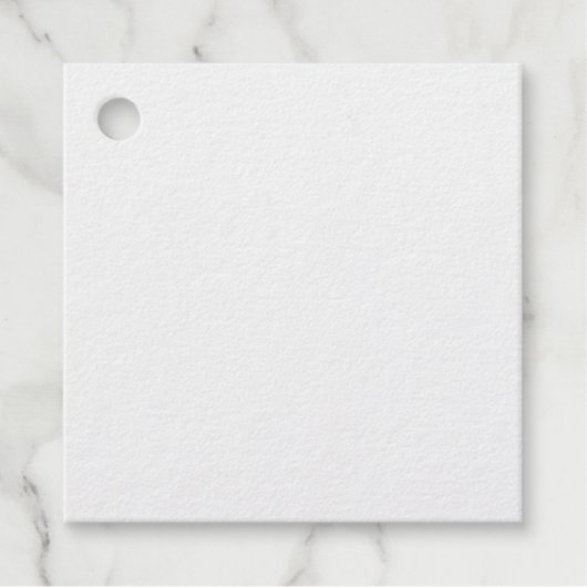 Foil Favor Tag (Vorderseite)