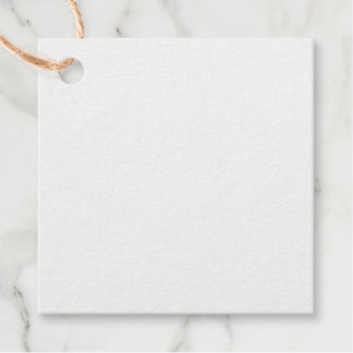 Foil Favor Tag