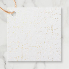 Foil Favor Tag