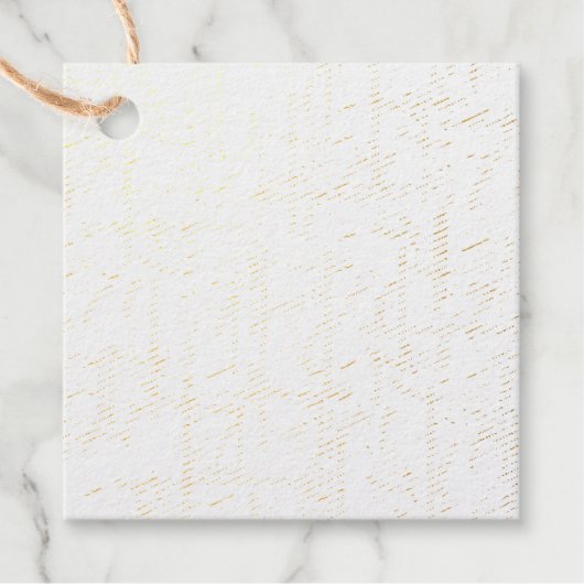 Foil Favor Tag (Vorderseite)
