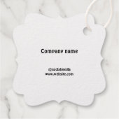 Foil Favor Tag (Rückseite)