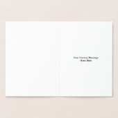 Foil Fishing Happy Birthday Custom Card Folienkarte (Innenseite)