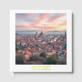 Foil Florence Aquarell Italien Hochzeitspaare Gästebuch (Vorderseite)