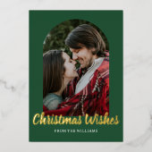 Foil Foto Arch Folien Feiertagskarte (Vorderseite)