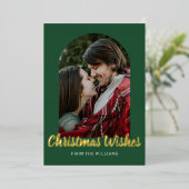 Foil Foto Arch Folien Feiertagskarte (Stehend vorne)