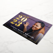 FOIL FRAME CLASS OF 2023 FOTO ABSCHLUSS FOLIENEINLADUNG (Gedreht)