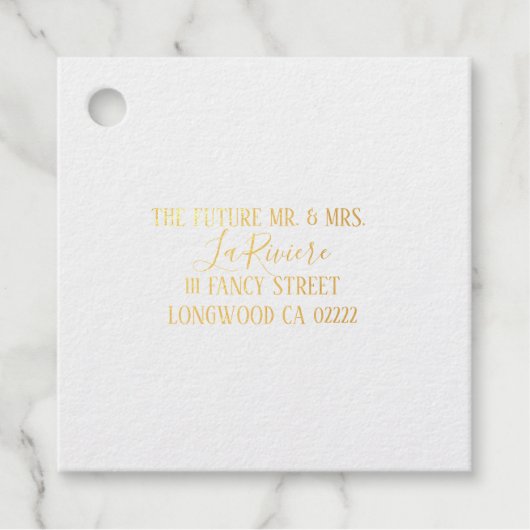 Foil Gift Tag (Vorderseite)