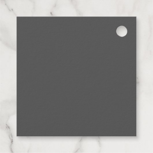 Foil Gift Tag (Rückseite)