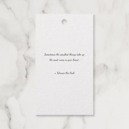 Foil Gift Tag Geschenkanhänger (Rückseite)