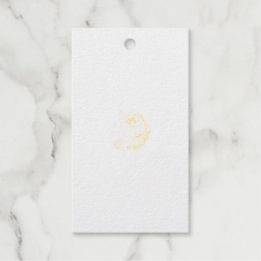Foil Gift Tag Geschenkanhänger (Vorderseite)