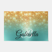 Foil Golden Glitzer Fußmatte (Vorderseite)