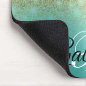 Foil Golden Glitzer Mousepad (Ecke)