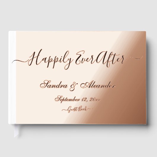 Foil Guestbook Gästebuch (Vorderseite)