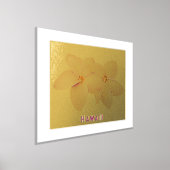 Foil Hawaii Plumeria Blume Print Foliendrucke (Ablage )