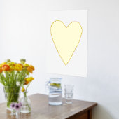 Foil Heart Valentine's Day Art Print Poster (Ablage(Küche))