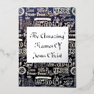 Foil Holiday Card Folien Feiertagskarte