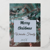 Foil Holiday Card Folien Feiertagskarte (Vorderseite)