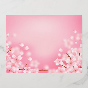 Foil Holiday Post Card Folien Feiertagspostkarte