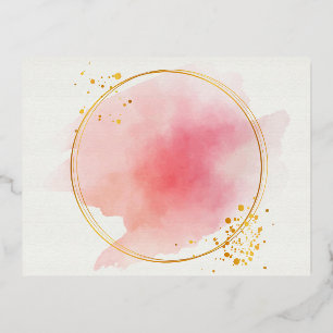 Foil Holiday Post Card Folien Feiertagspostkarte