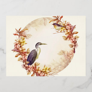 Foil Holiday Post Card Folien Feiertagspostkarte