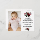 Foil Holiday Post Card Folien Feiertagspostkarte (Vorderseite/Rückseite)