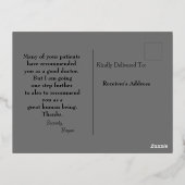 Foil Holiday Post Card Folien Feiertagspostkarte (Rückseite)