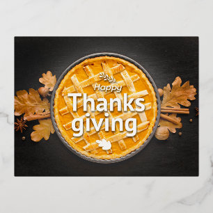 Foil Holiday Post Card Folien Feiertagspostkarte