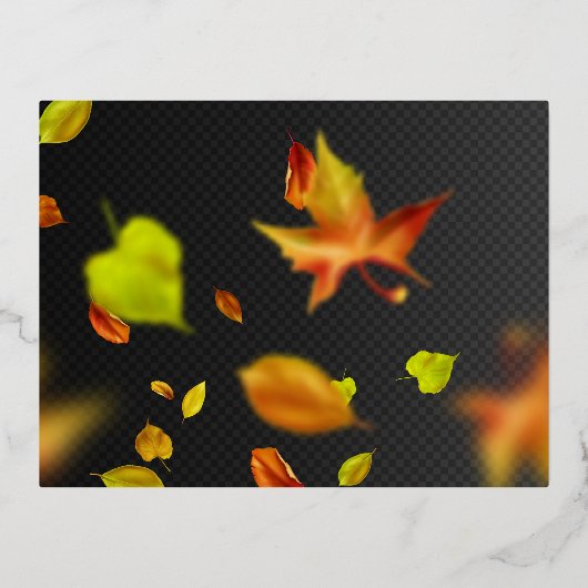 Foil Holiday Post Card Folien Feiertagspostkarte (Vorderseite)