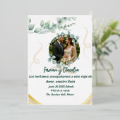  Foil invitacion de ensueno Boda Folieneinladung (Stehend vorne)