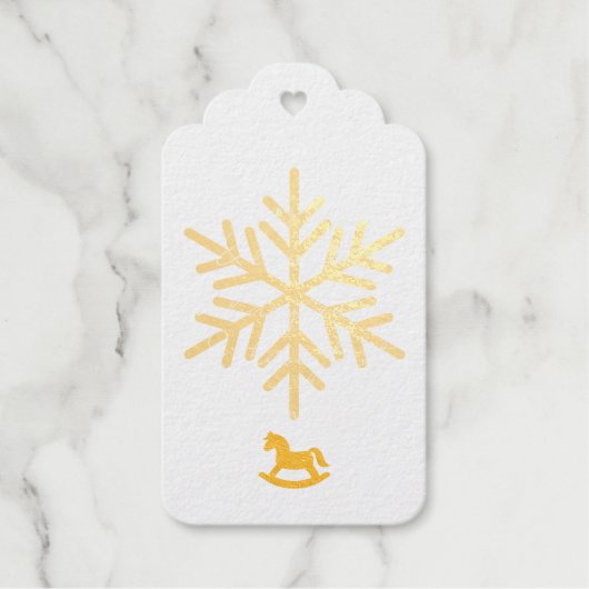 Foil Invitation Geschenkanhänger (Vorderseite)