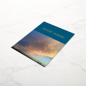 Foil Invitation Postcard Folie Einladungspostkarte (Gedreht)