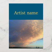 Foil Invitation Postcard