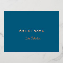 Foil Invitation Postcard Folie Einladungspostkarte