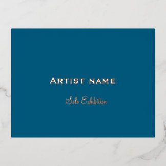 Foil Invitation Postcard Folie Einladungspostkarte